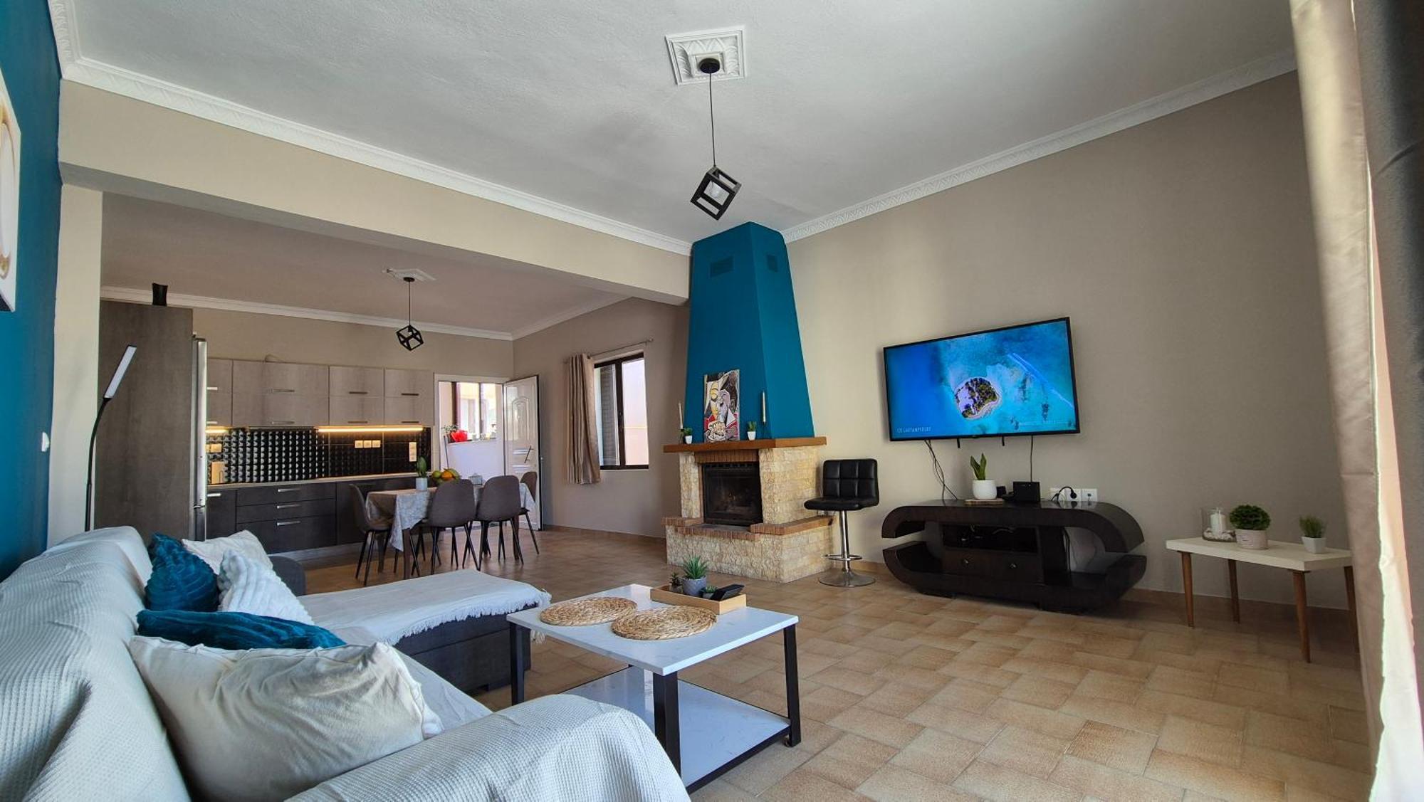 Modern Central Αpt 500M From The Beach. Chania  Exterior photo